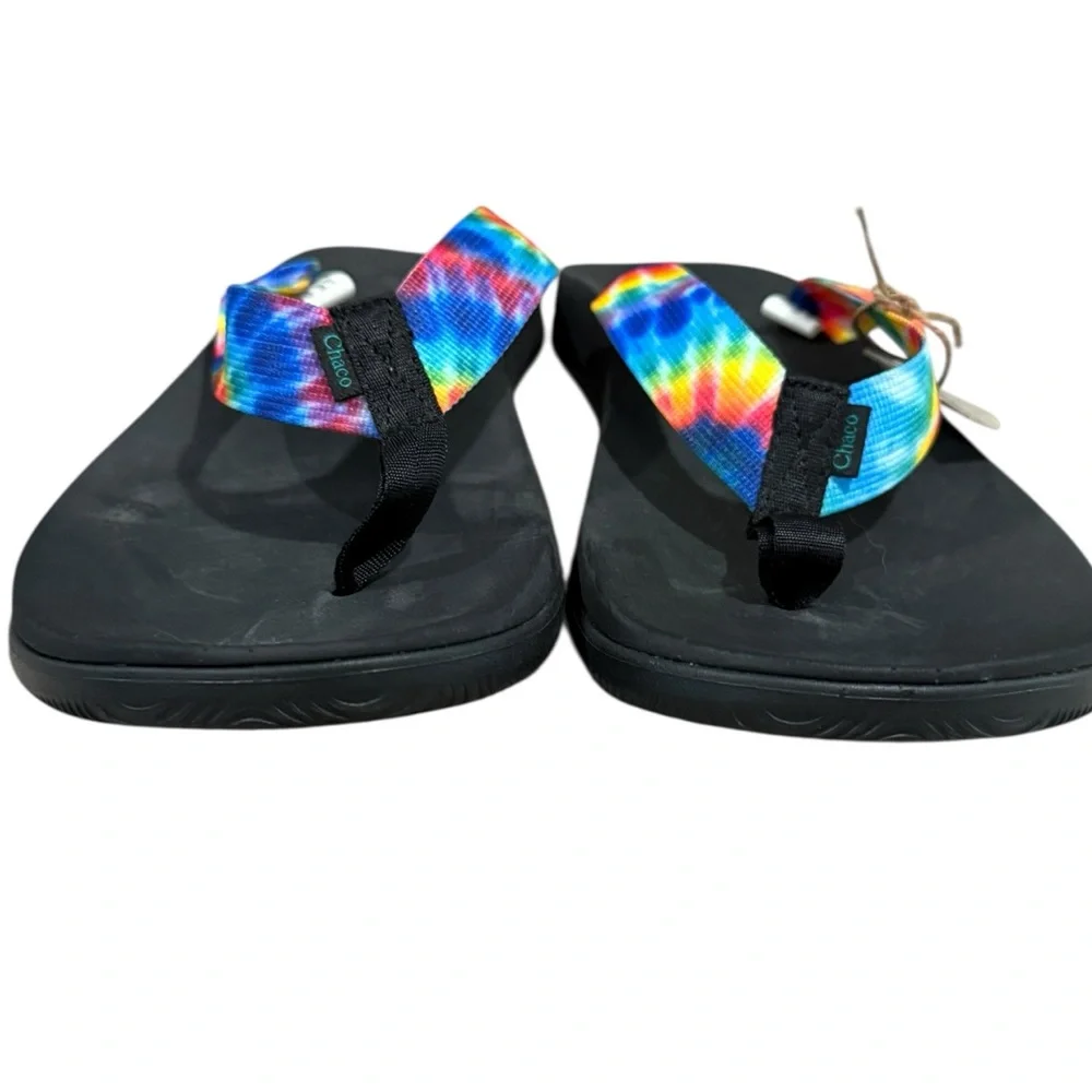 Men’s Chaco Chillos Tye Dye Flip Flop Thong Sandals, Size 13. Brand New!