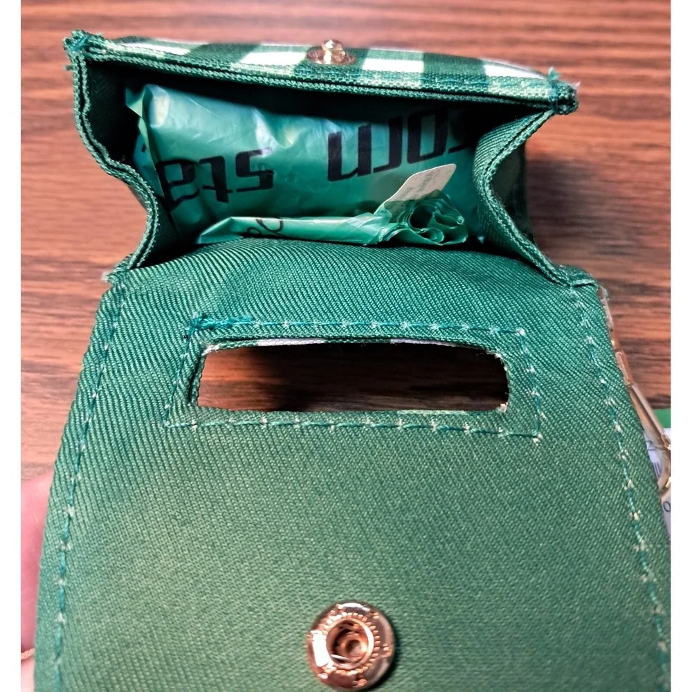 kate spade while neatly green