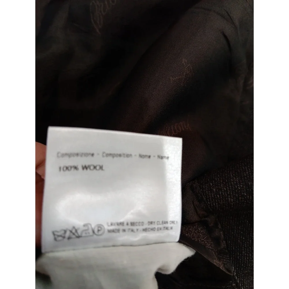 BRIONI Mens Italy Traiano Brown  Suit Jacket Blazer 100% Wool 50 L 2346‎