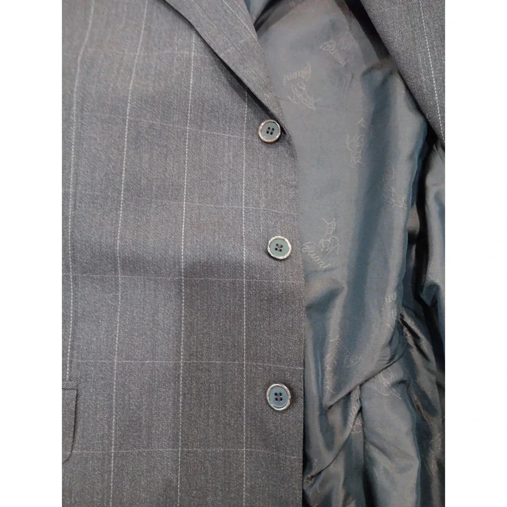BRIONI Mens Italy Traiano Brown  Suit Jacket Blazer 100% Wool 50 L 2346‎