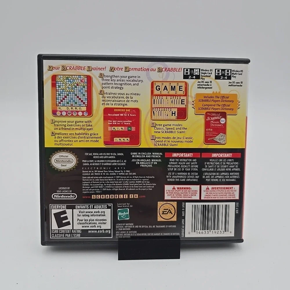 Scrabble Nintendo DS Authentic Tested Complete in‎ Box