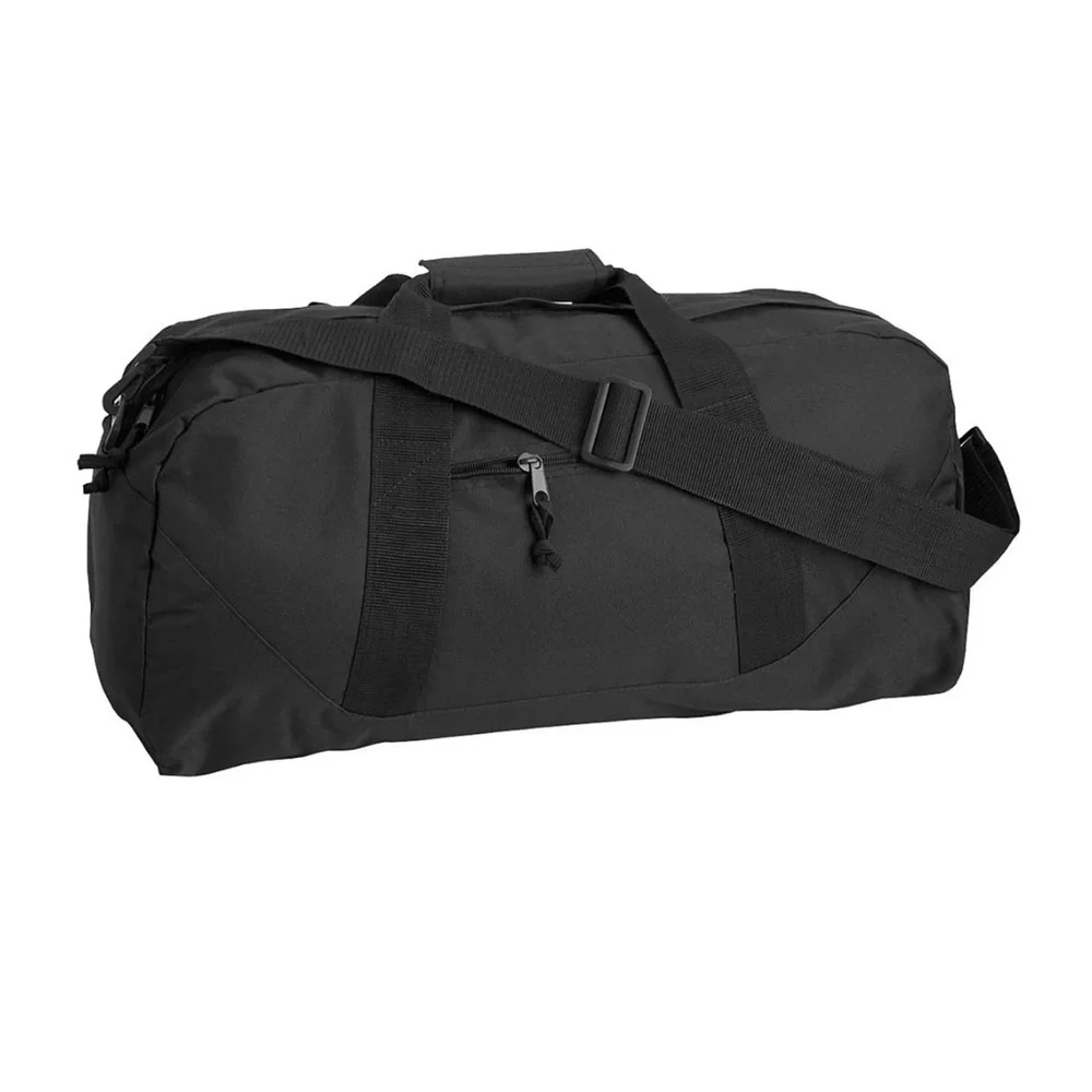 NWOT Black Large Square Duffel Bag