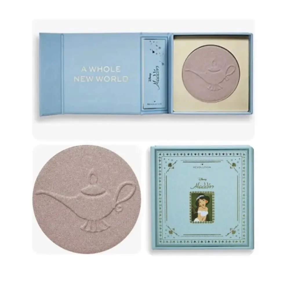 Disney Aladdin Jasmine Makeup Revolution‎ highlighter new sealed in box 0.24oz