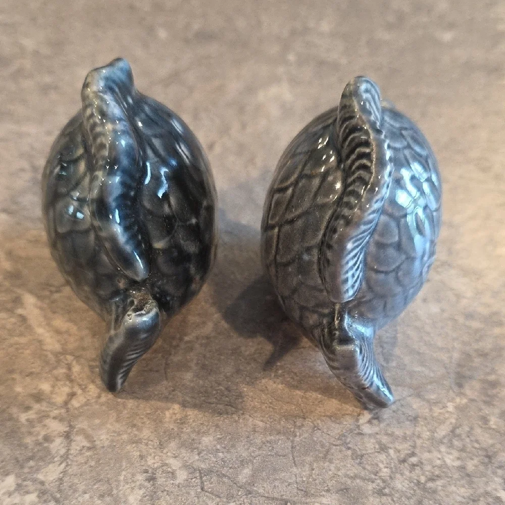 (J30) Gray Salt And Pepper Shaker Set