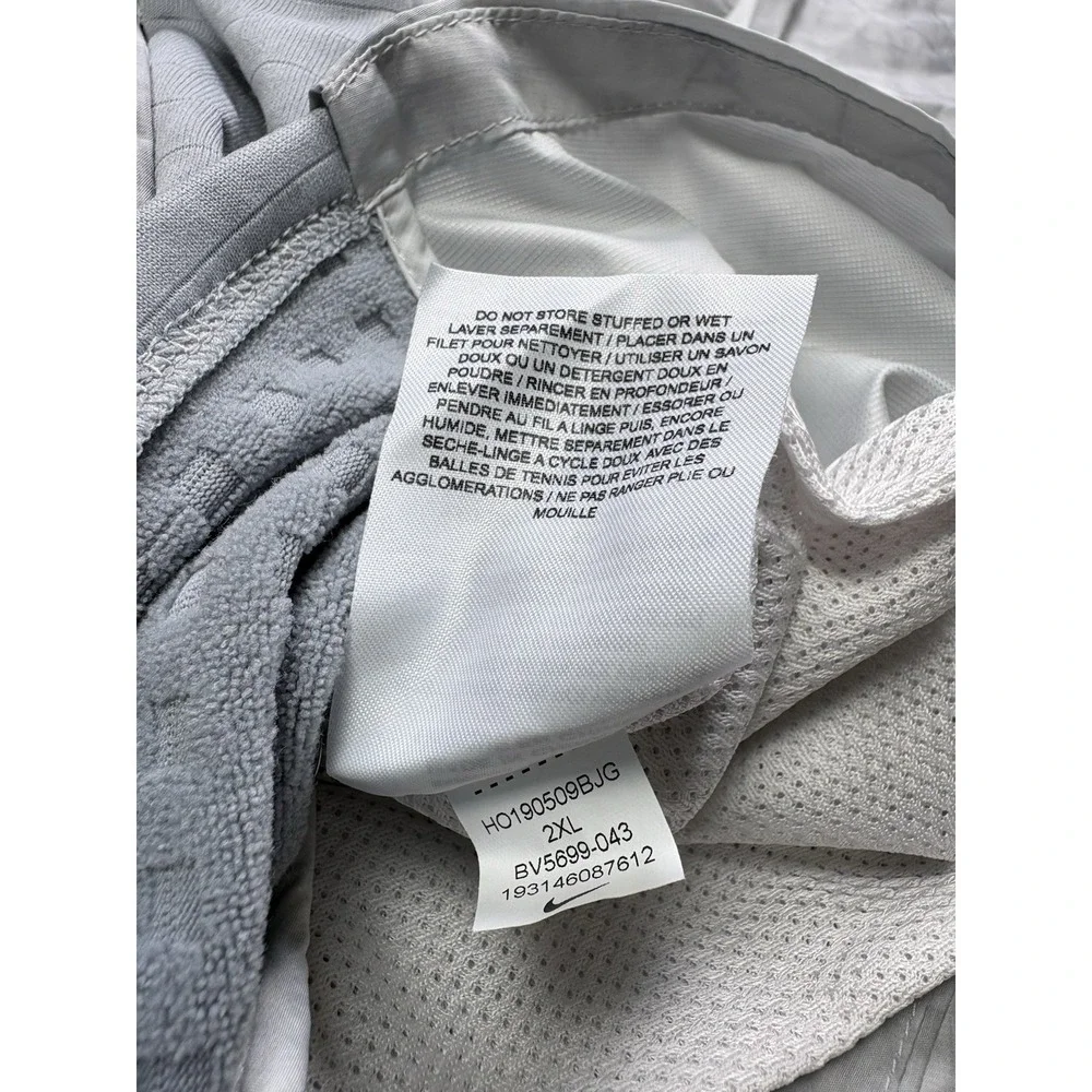 Nike Aeroloft Tech Pack Men's XXL 2XL Gray / White Running Vest Goose Down