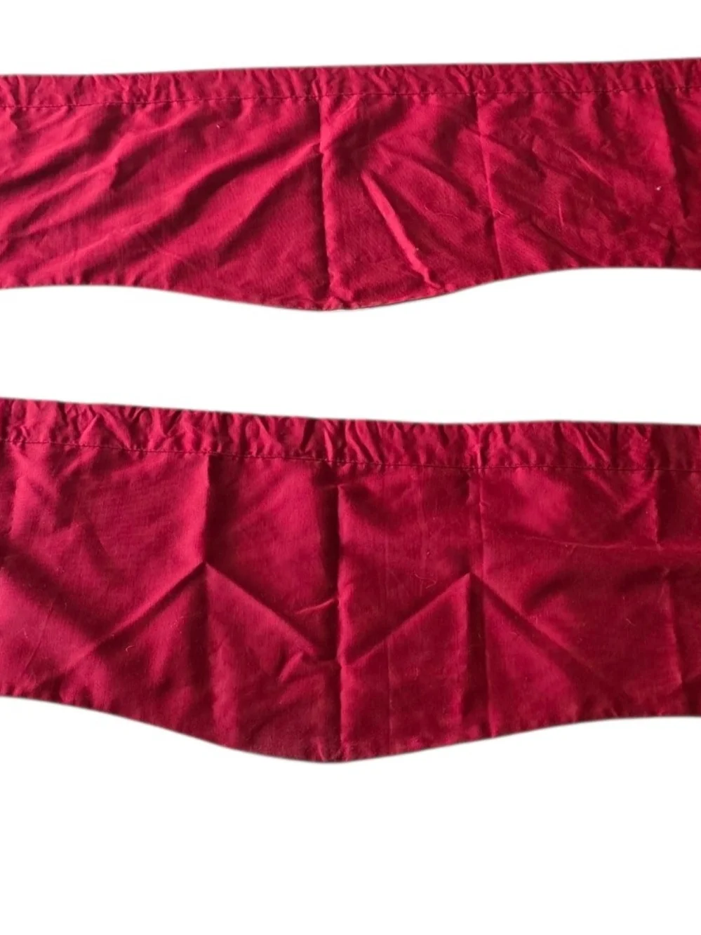 Handmade red white