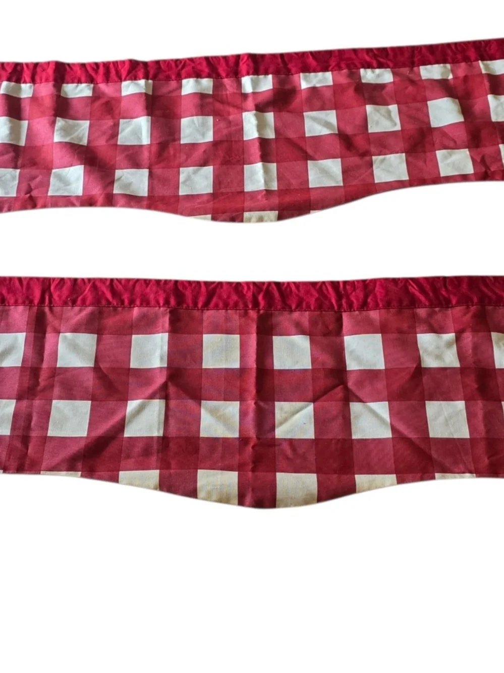 Handmade red white