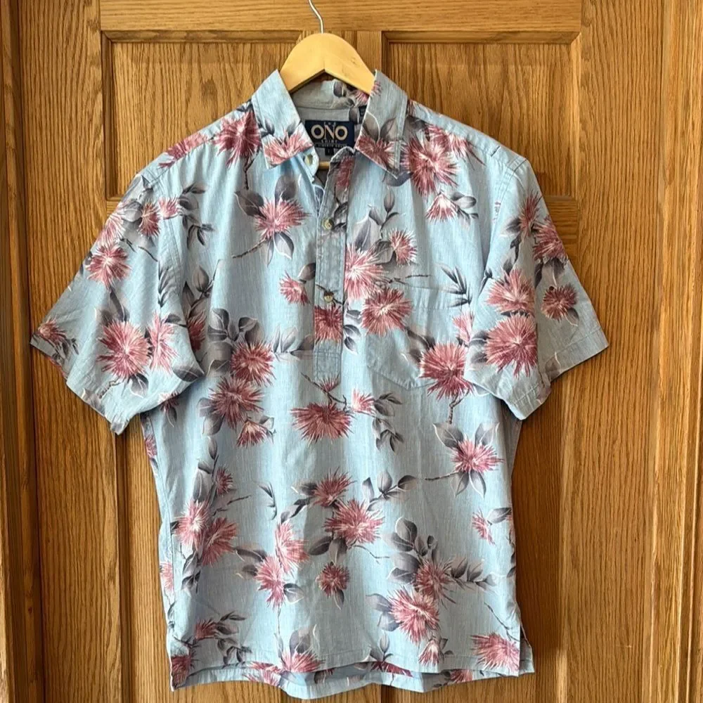 LIBERTY HOUSE The ONO Shirt Vintage Reverse Print Hawaiian Shirt
