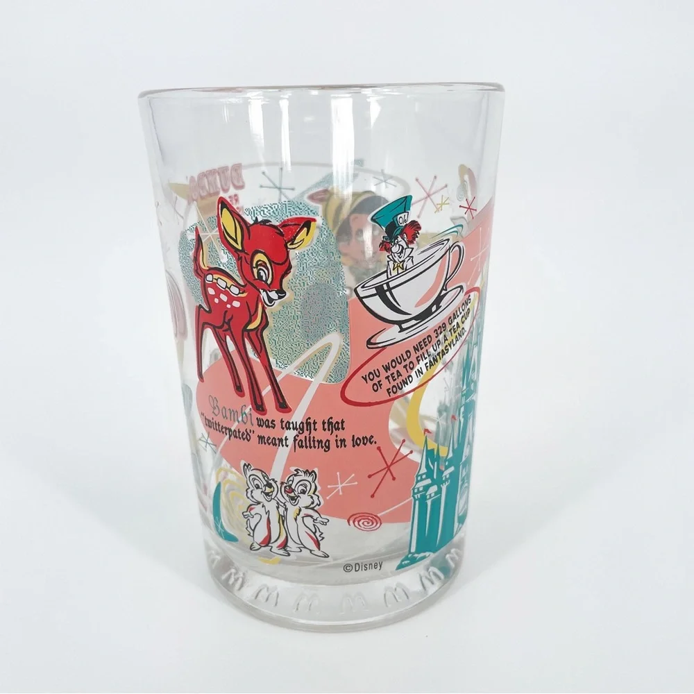 McDonald's Disney World 100 Years of Magic 25th Anniversary Glass Cup