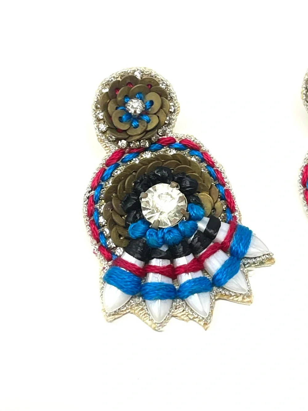 Anthropologie beaded handmade