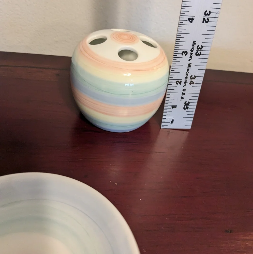 Vintage porcelain sonet