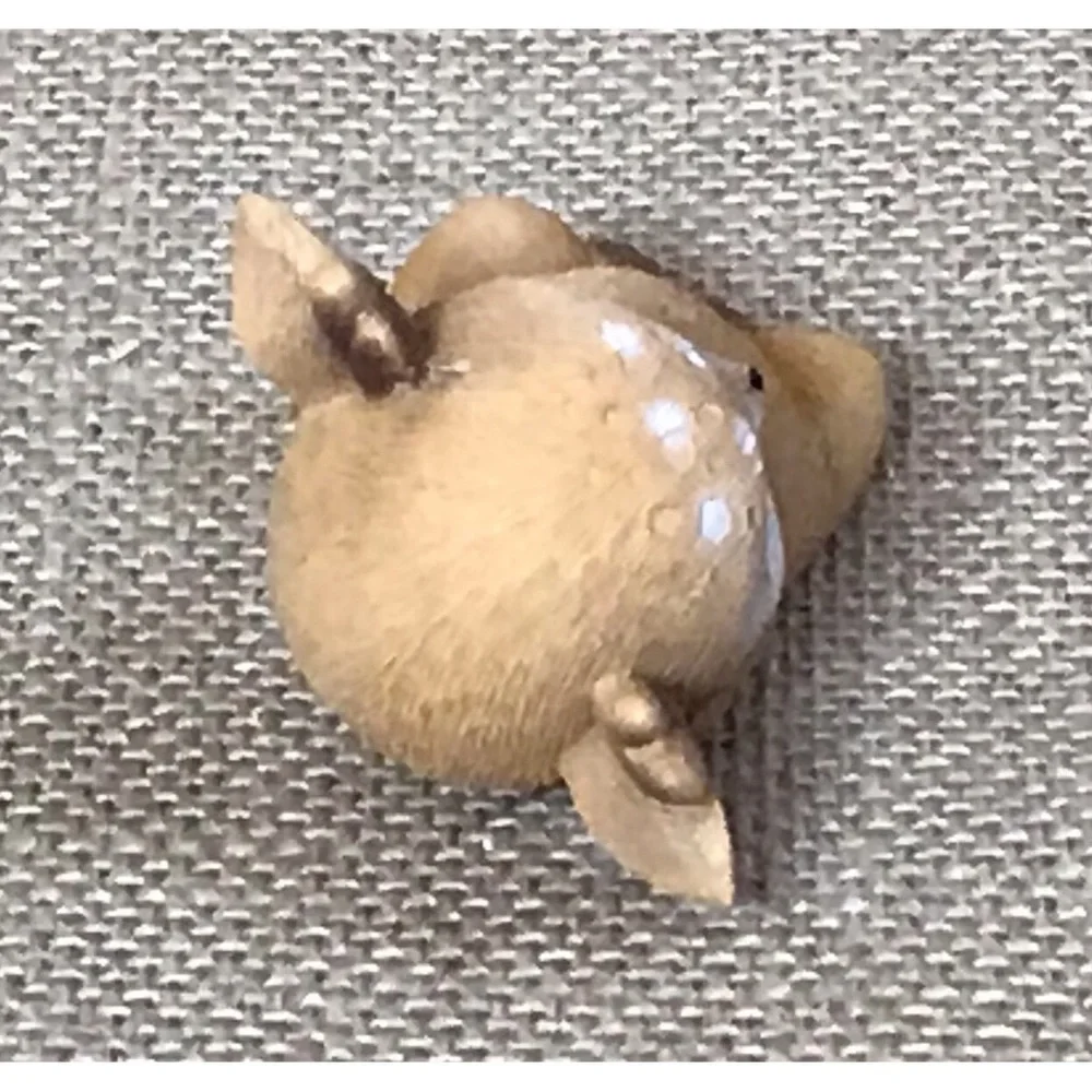 Elf Deer Resin Figurine Belly Up Storybook Fairy Core Fantasy Whimsical Kitsch
