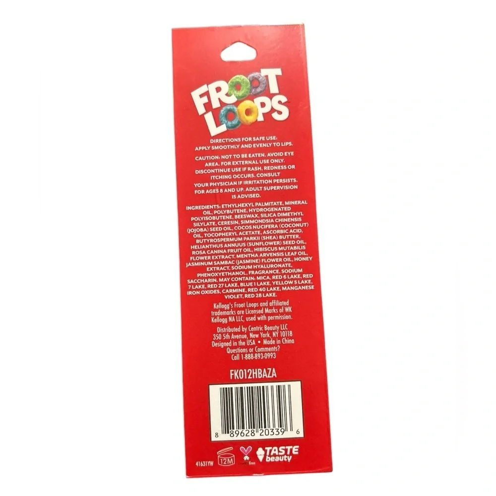 Froot Loops Cereal Flavored Lip Oil