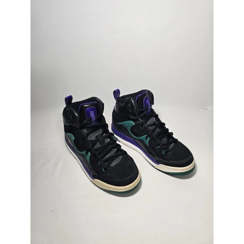 Air Jordan Flight TR 97 Mid ‘Black Grape Purple New Emerald 4Y