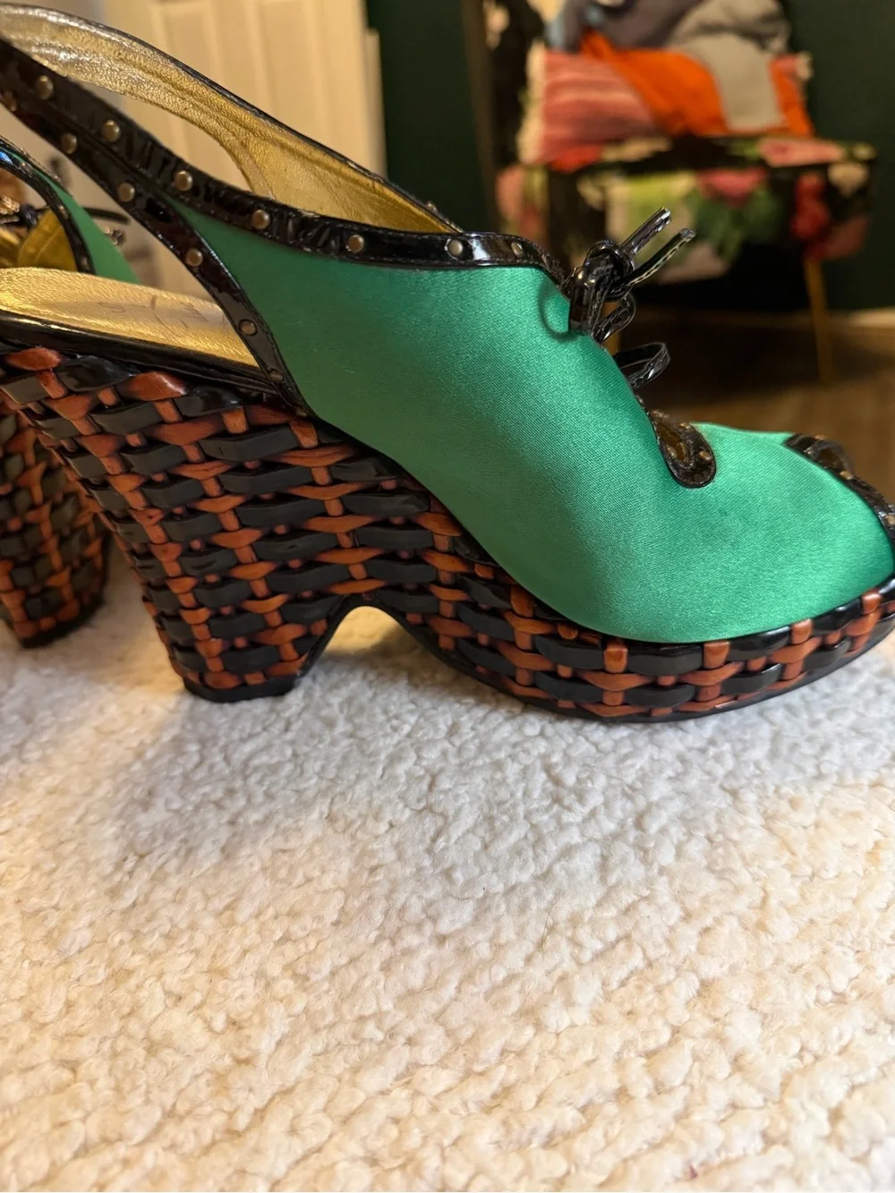 Le Due by Due Farina Green Platform