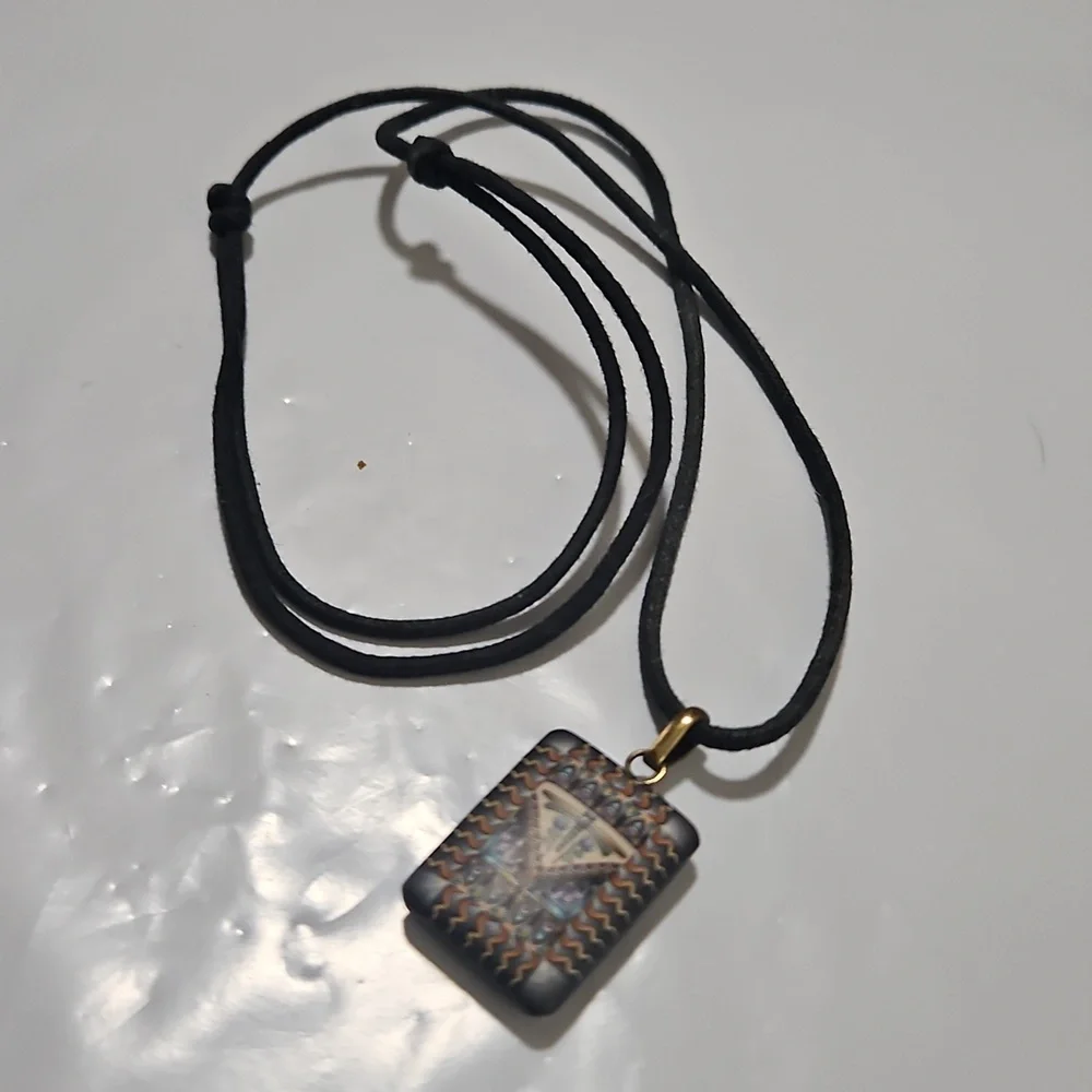 Source Unknown vintage necklace fly