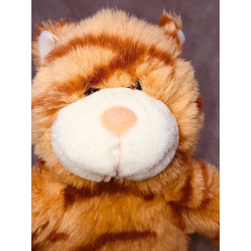 Vintage 2002 Build A Bear Orange Cat With Outfit Sketchers‎ Shoes BABW