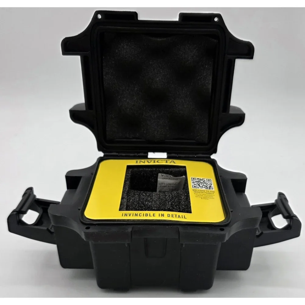 NEW Invicta Watch Single Slot Hard Case Watch Storage Diver Box Black Box Only
