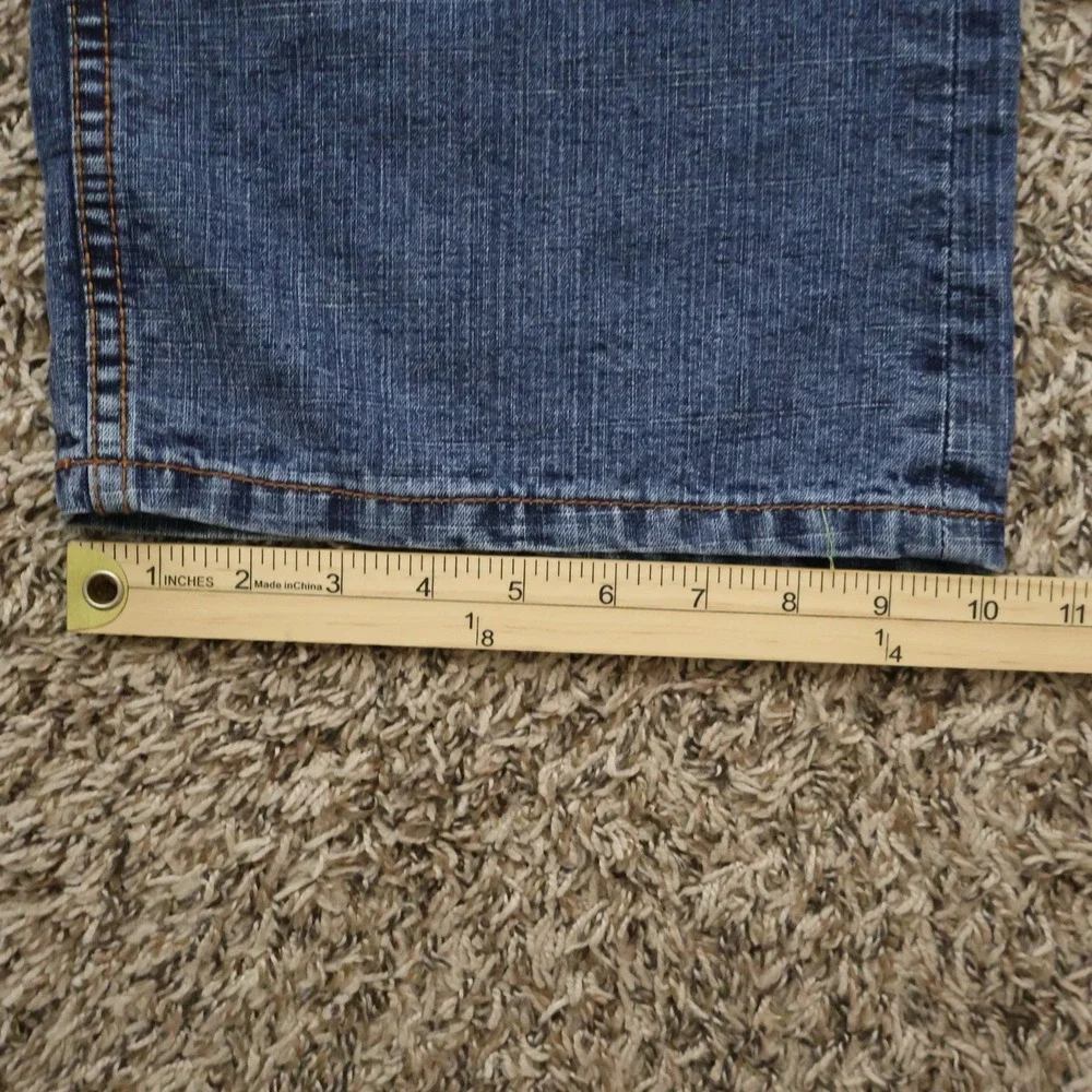 Vintage Y2K Rocawear Baggy Embroidered Jeans Size 38 Waist 38