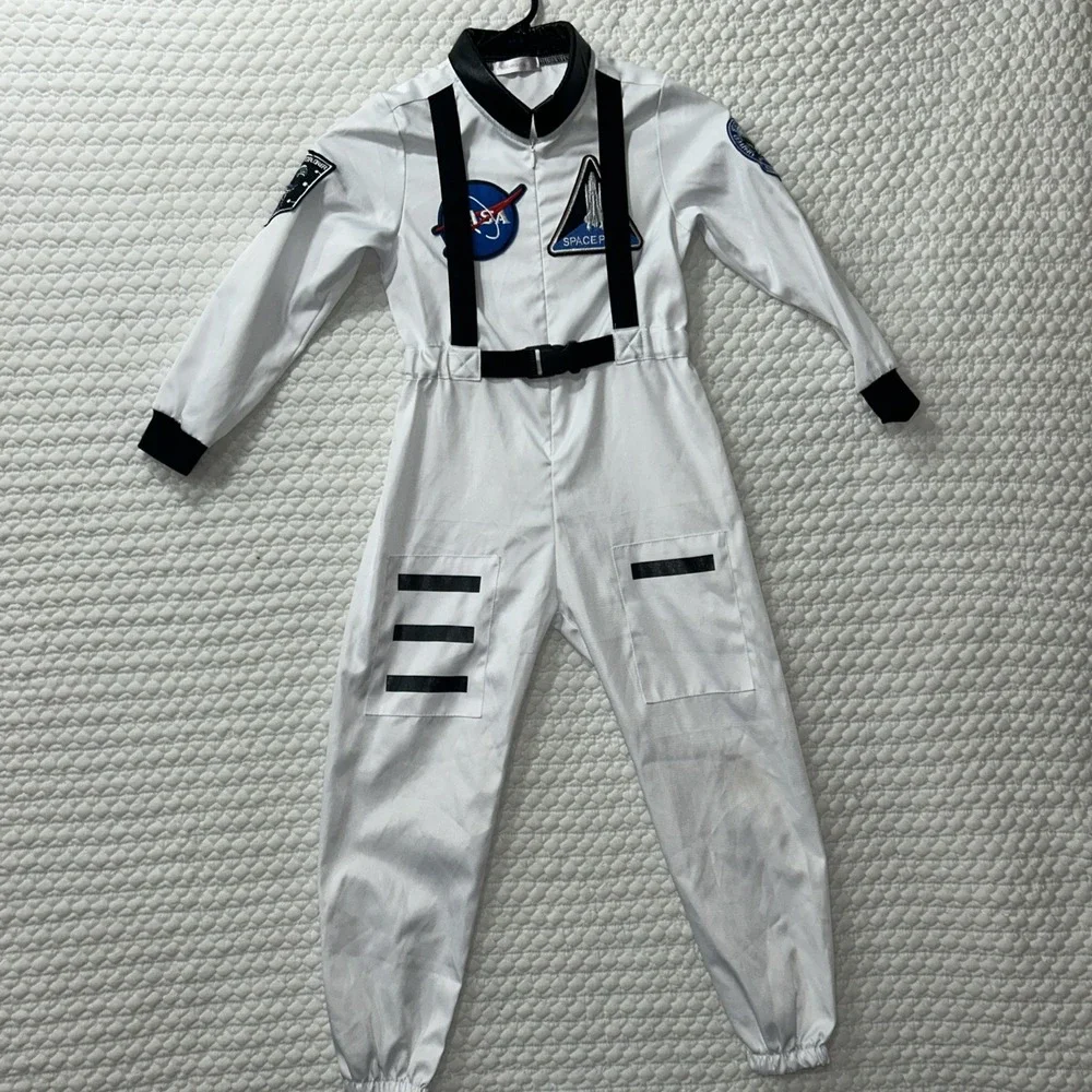 NASA Commander Astronaut Youth Kids‎ Halloween Costume Jumpsuit