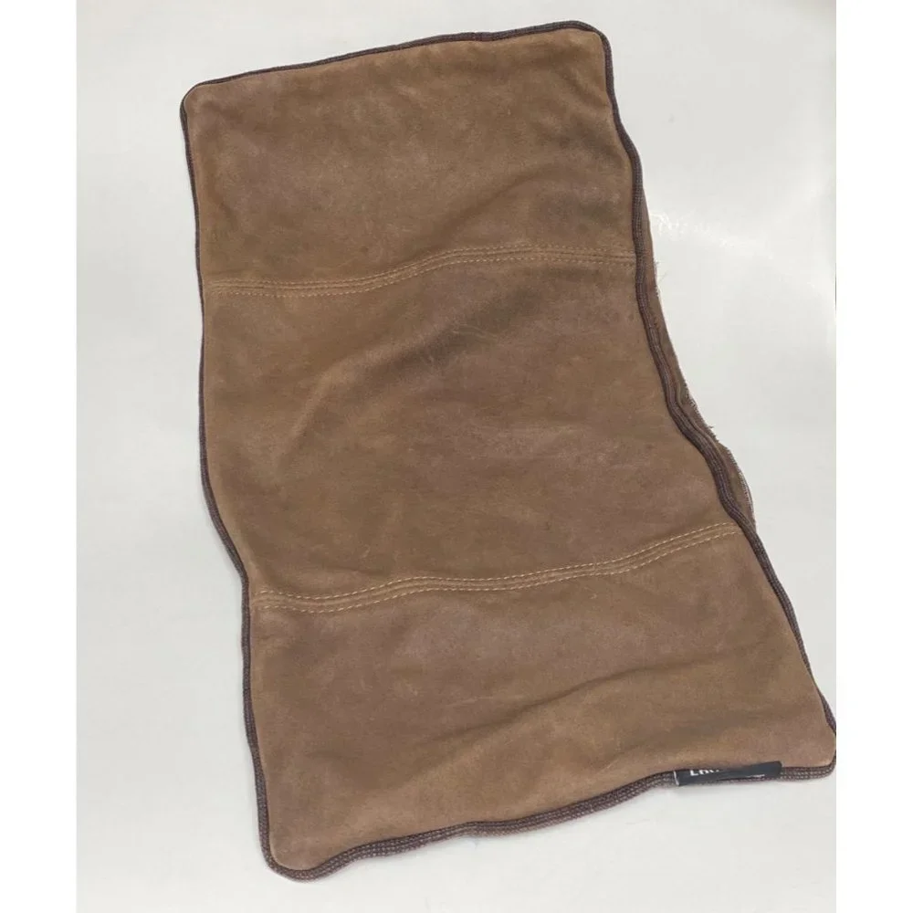Lovesac brown pillow