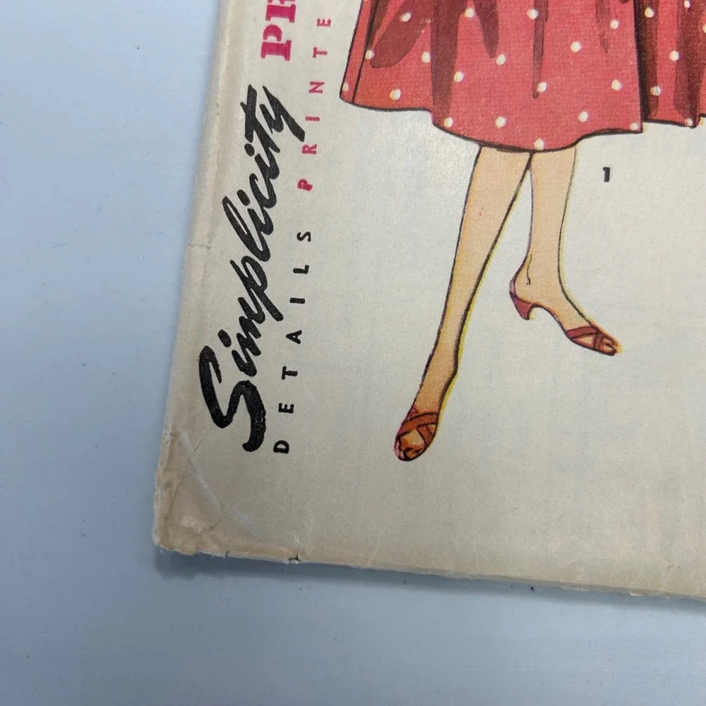 Simplicity Vintage‎ 1950's Pattern #4471 Women's Robe 2 Lengths Size 12 HTF