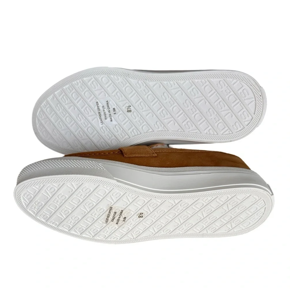 J Slides *New* Giles Sneaker Women’s Tan Suede Size 8.5