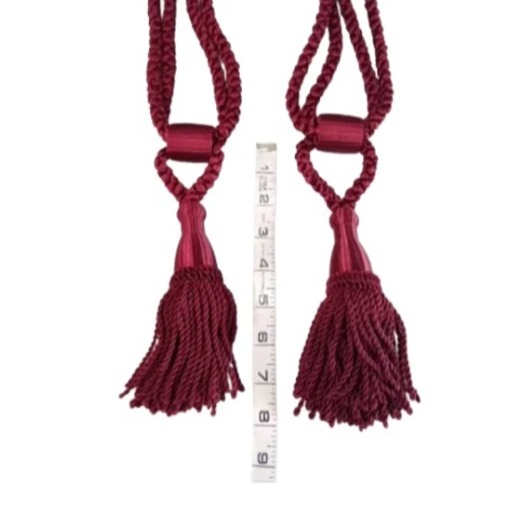 N/A burgundy curtain