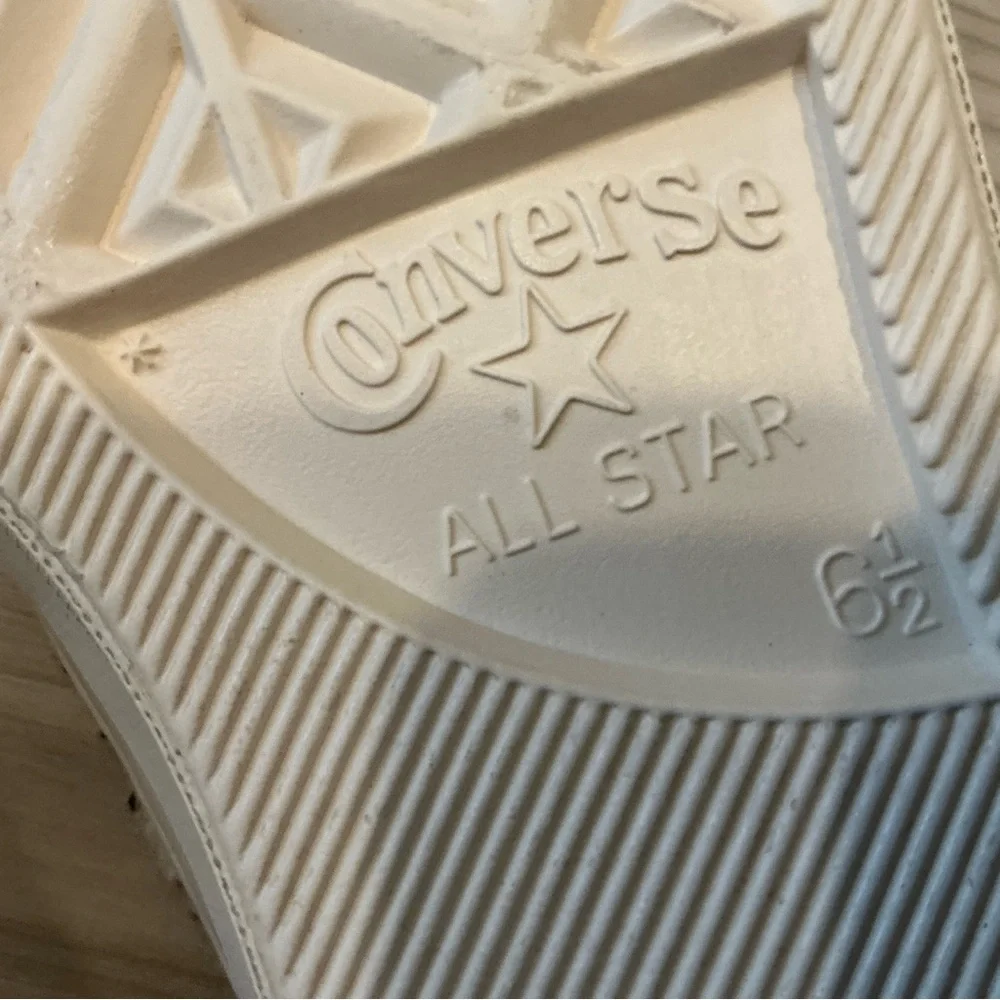 Converse Chuck Taylor 70 LO boucle wool white black sneaker mens 6.5 women’s 8.5