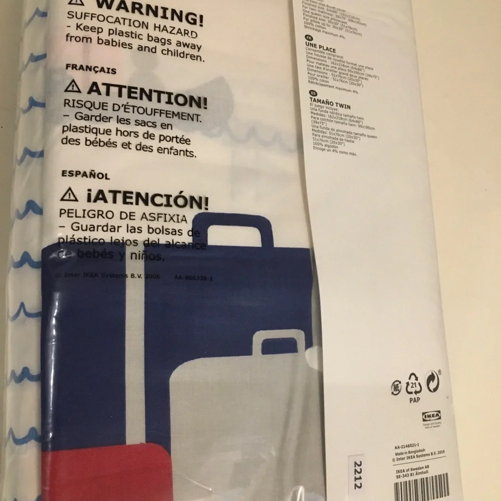 IKEA upptag twin