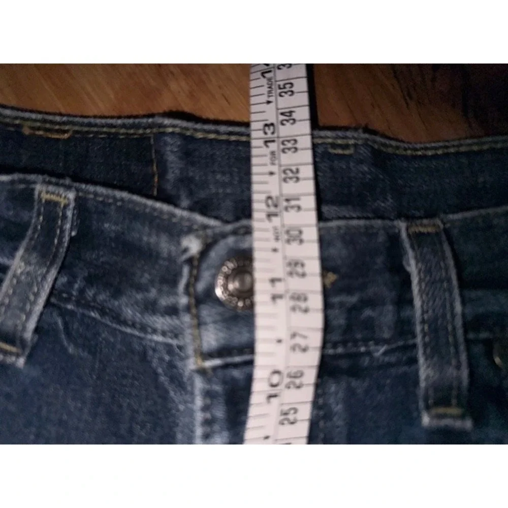 Levi's Jeans Mens 26‎ 505 Regular Fit Straight Leg Dark Wash Denim Blue Pants