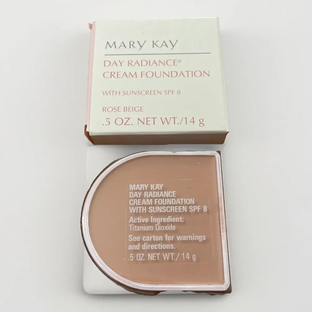 Mary Kay Day Radiance Cream Foundation Rose Beige 1501 SPF 8 NOS Retired