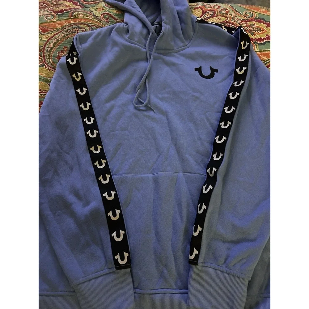 True Religion Hoodie Sweatshirt Navy Blue‎ - Size Large- New