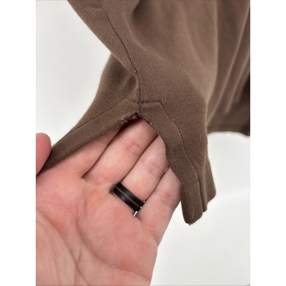 VINTAGE Polo Ralph Lauren‎ Shirt Men Large Brown 100% Cotton Short Sleeve
