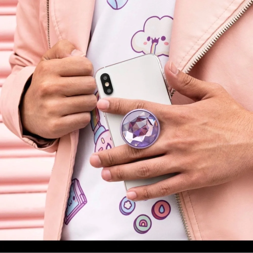🔥 3 for $10 DEAL – READ FIRST🔥Red ❤️ 3D Gemstone Smartphone Grip