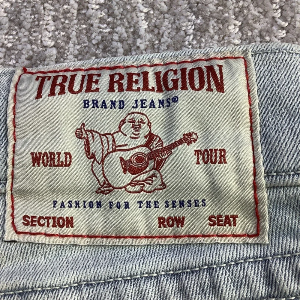 True Religion Ricky Relaxed Straight Jeans Size 36 x 34 (Actual 38 x 34 NWT)