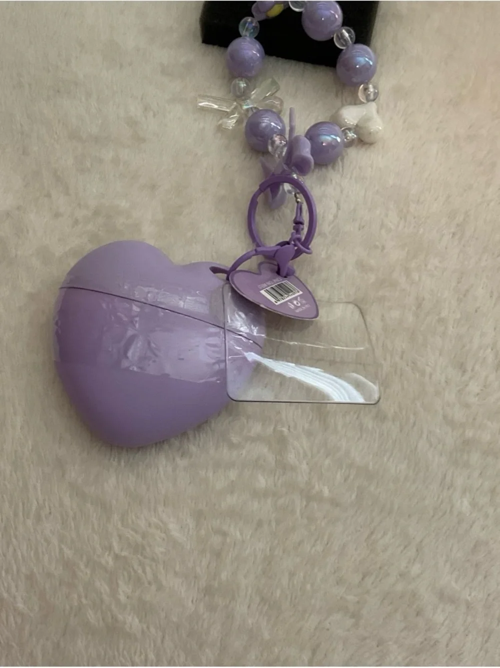 HEART POP lavender heart