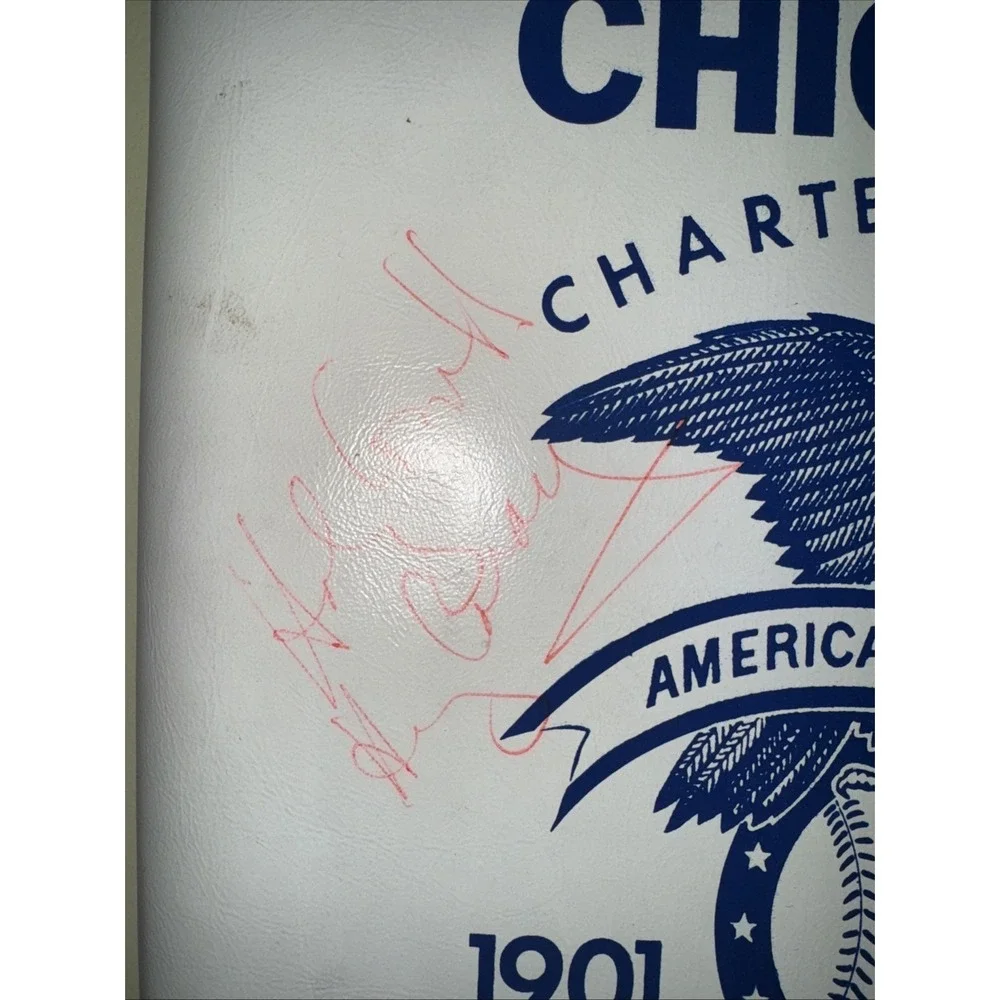 Vintage Rare Charter Member Chicago White Sox foam‎ seat cushion 1901-1975.