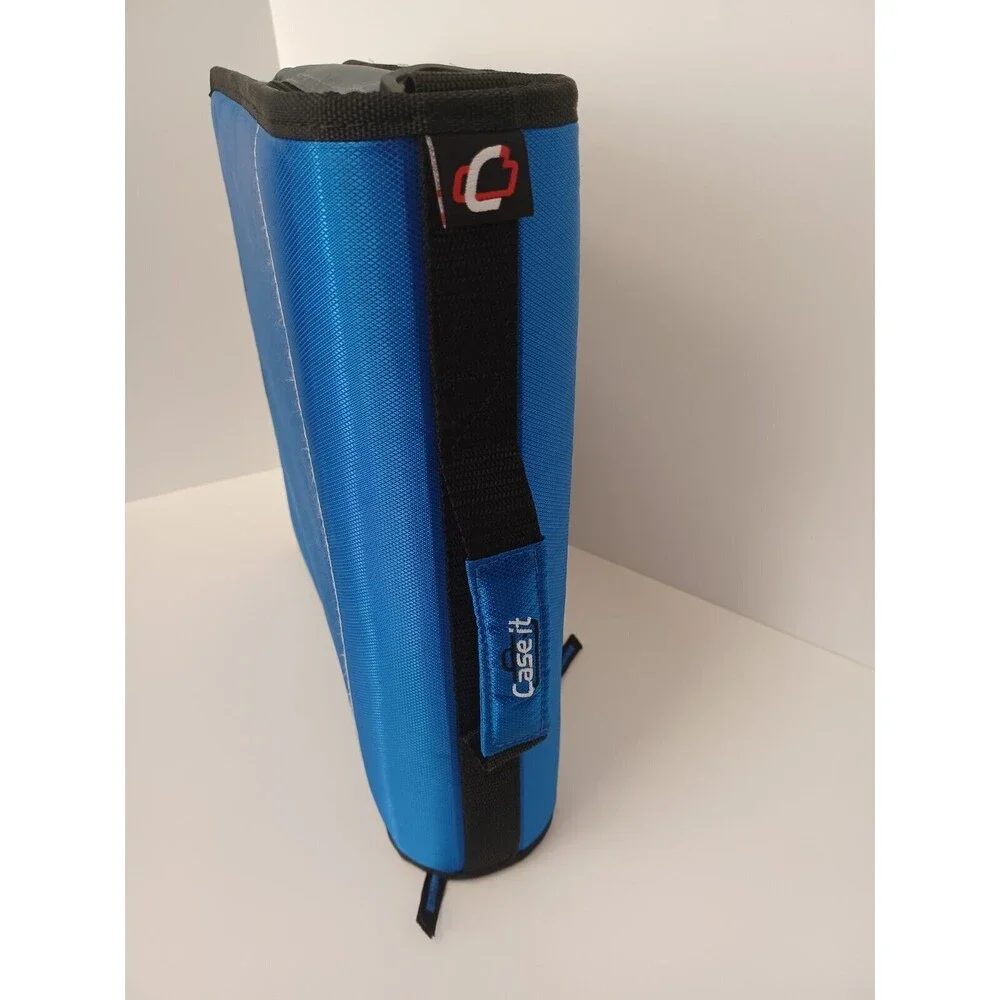 Case-it Mighty Zip Tab O-Ring Blue 3