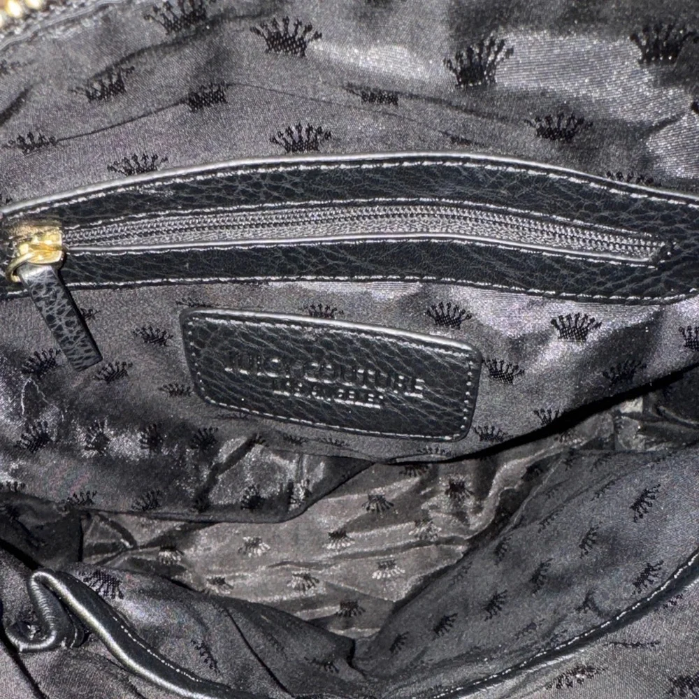 Juicy Couture features black textured