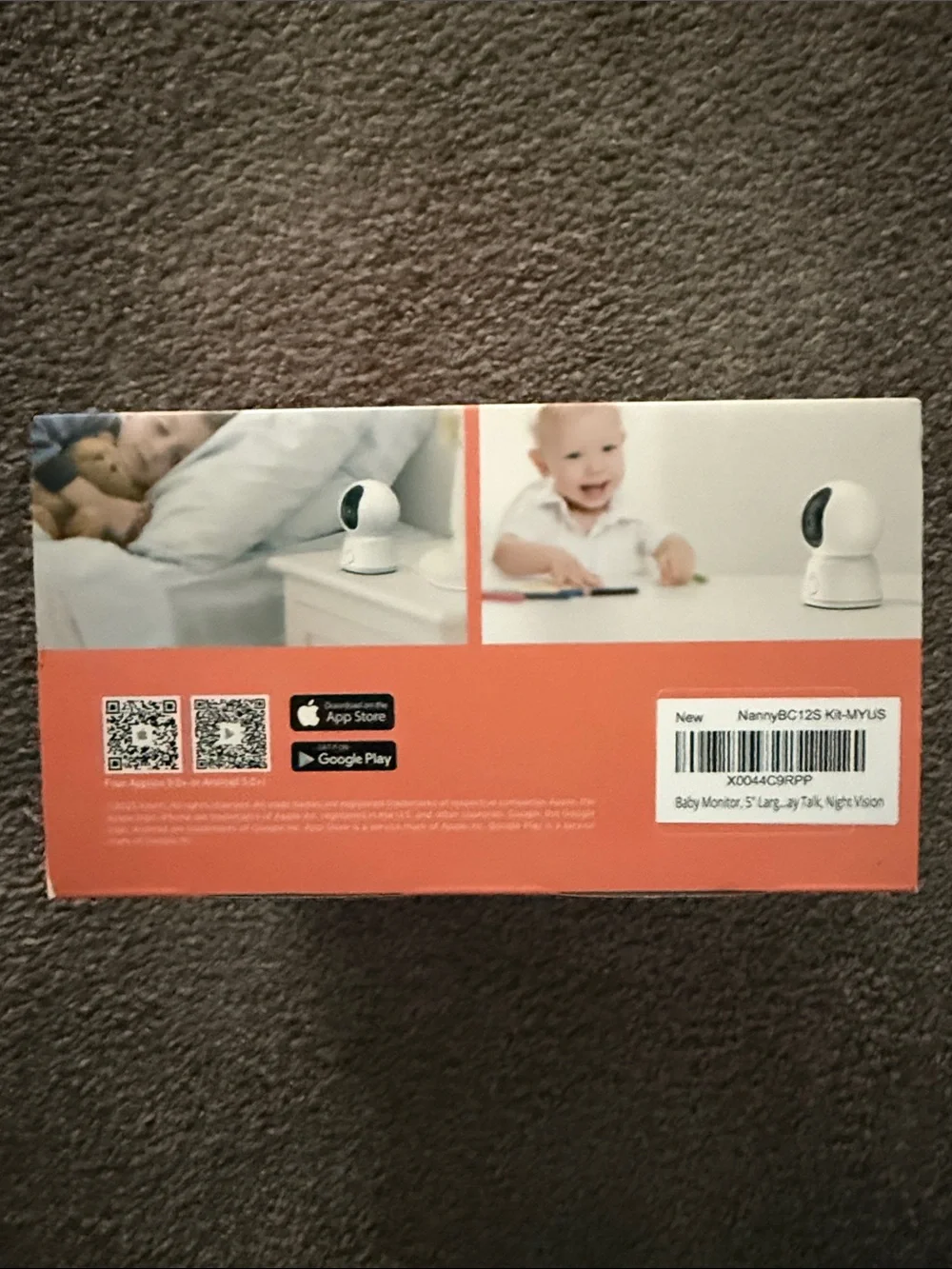 Arenti Nanny BC12S Kit Baby Monitor - White-New in the Box!