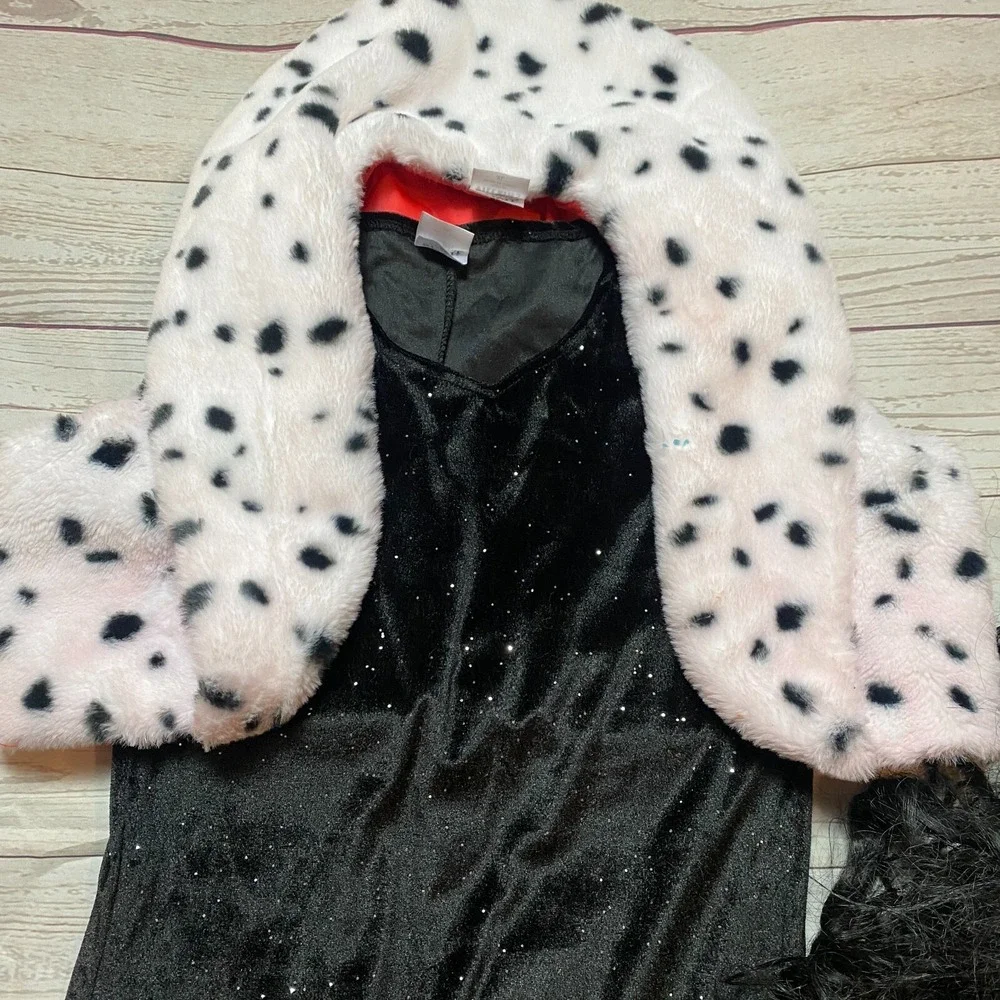 Cruella De‎ Vil Costume Disney Villains Spirit Halloween Size Child XL (14-16)