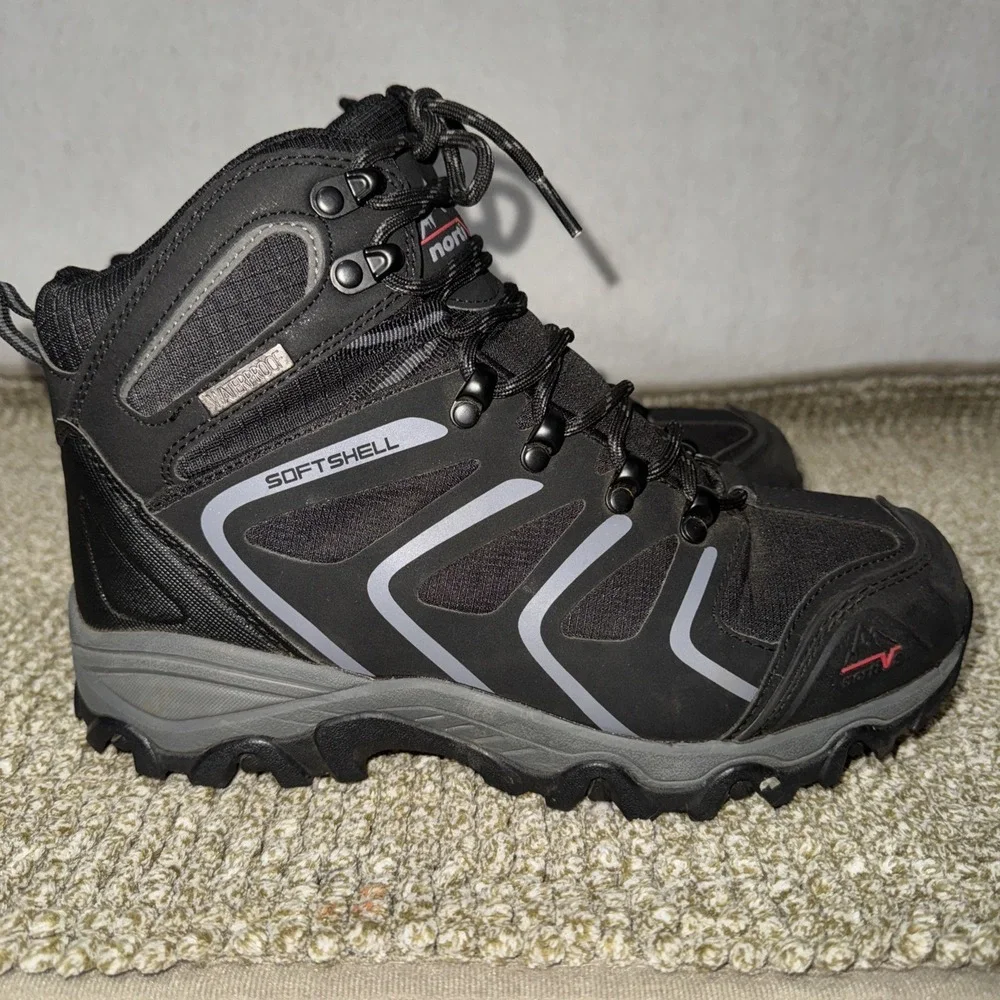 Nortiv 8 Men's Hiking Boots US Size 7 Waterproof Outdoor Backpacking Work Shoes