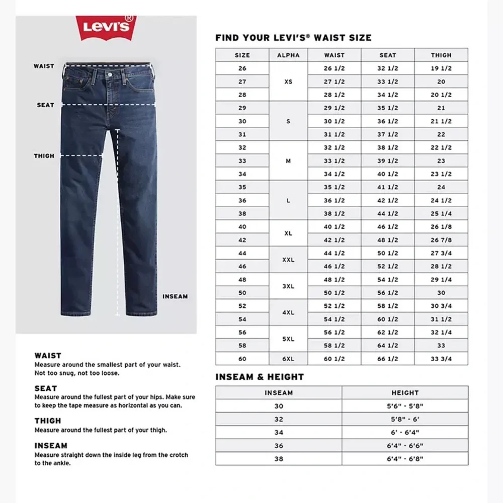 Levi’s‎ 501® ORIGINAL FIT MEN'S JEANS (BIG & TALL)