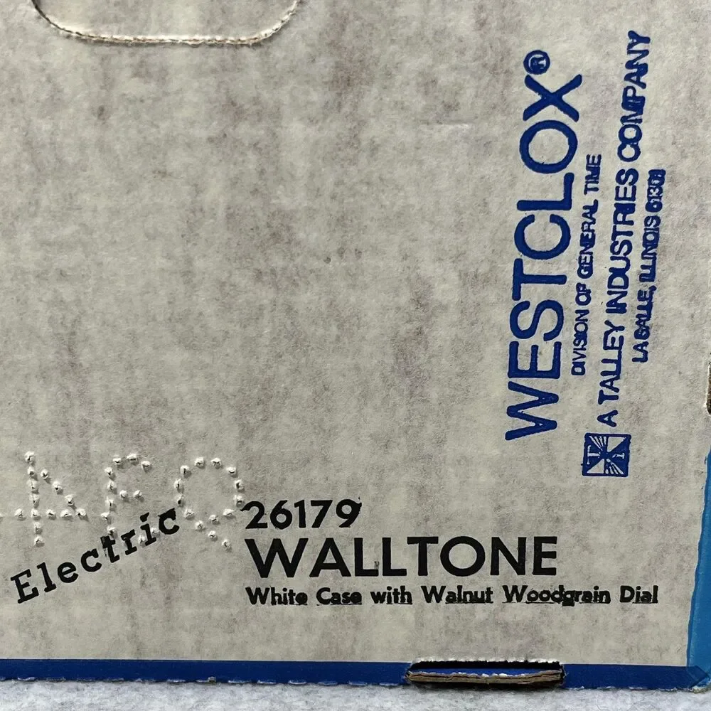 Westclox vintage walltone