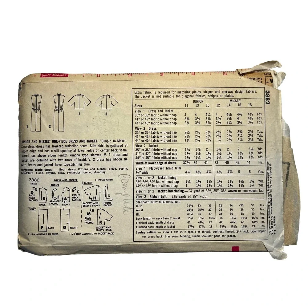 Simplicity vintage pattern