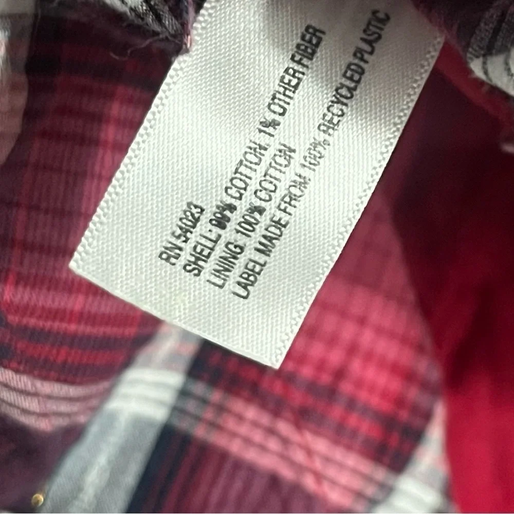 Baby Gap • Burgundy Plaid Ruffle Dress
