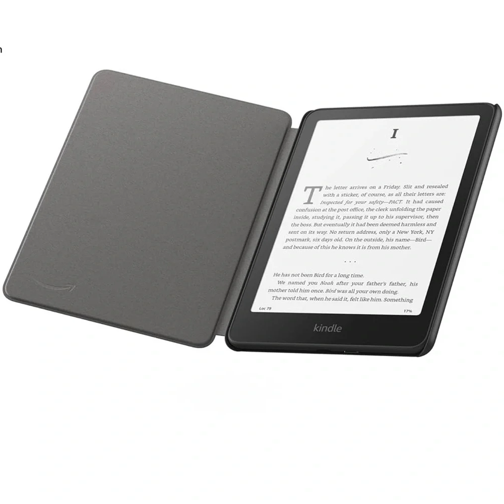 AMAZON Kindle Paperwhite & Kindle Colorsoft Fabric‎ Case Foldable Black New