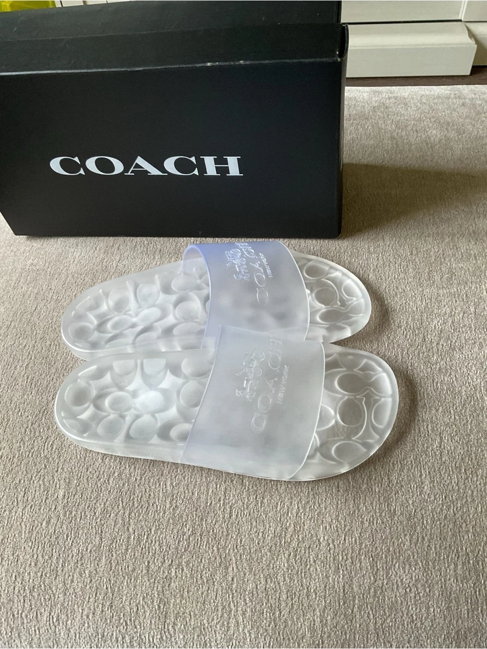 COACH slide sandals
