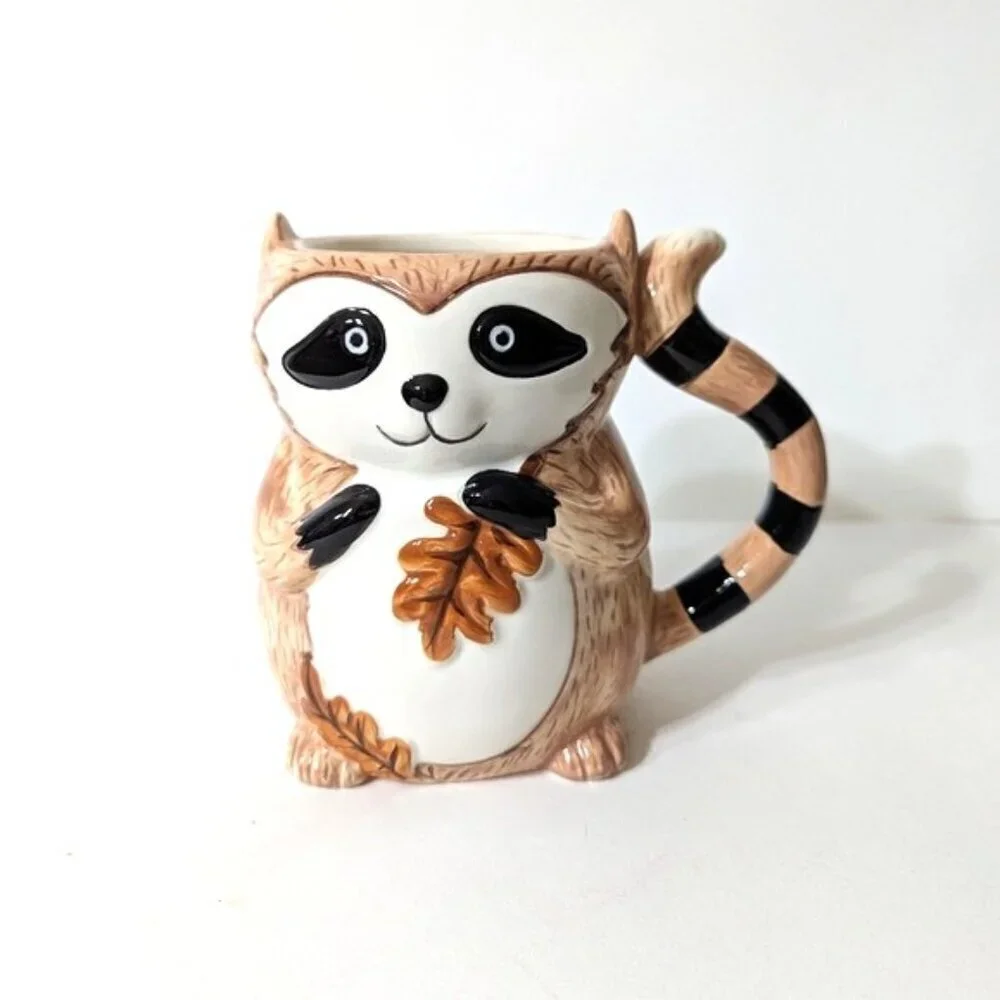 Pier 1 Animal-Themed Ceramic Mug